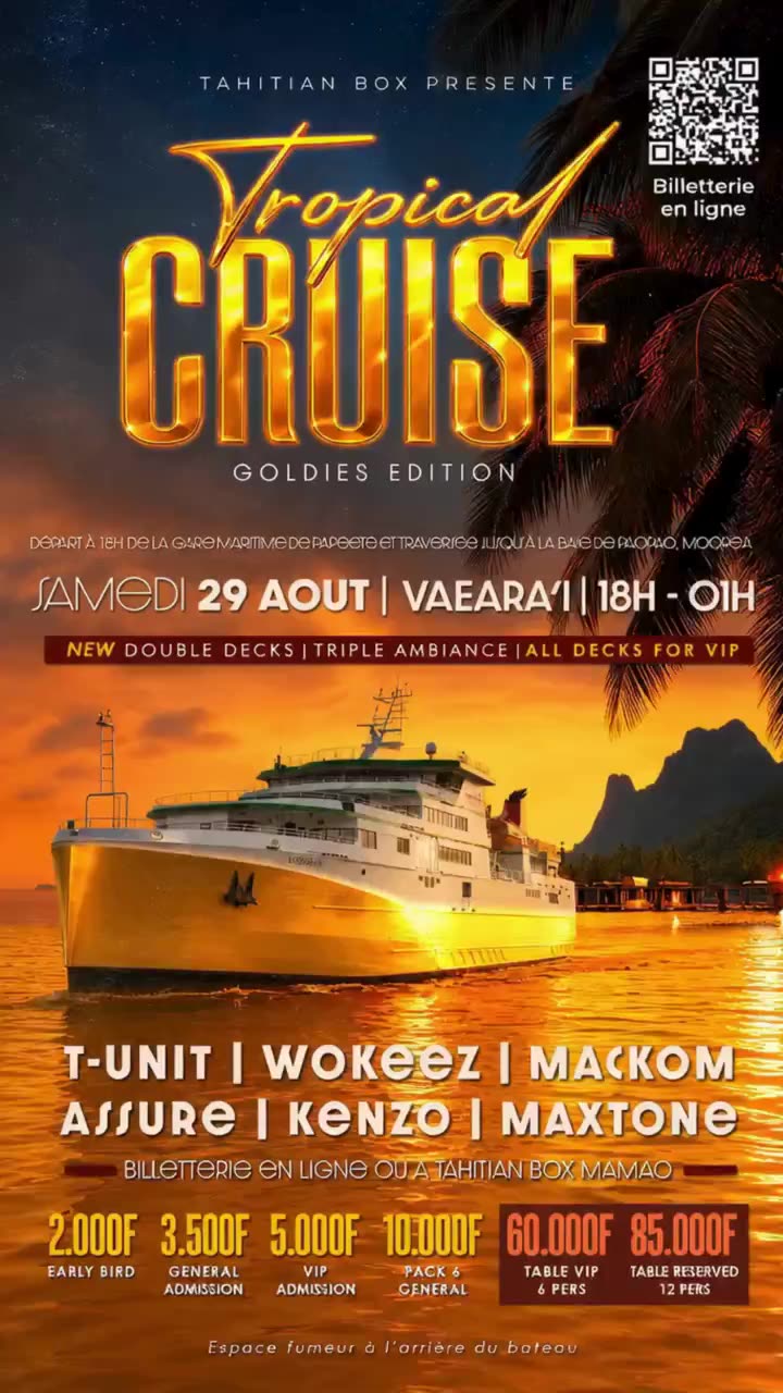 Affiche Tropical Cruise