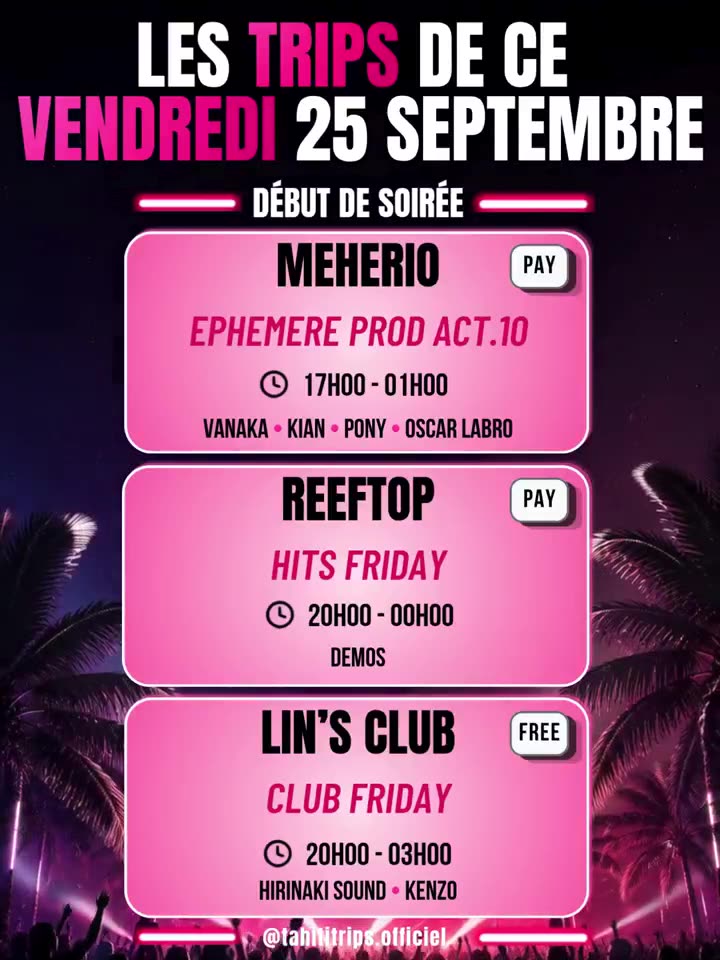 Les Trips du vendredi